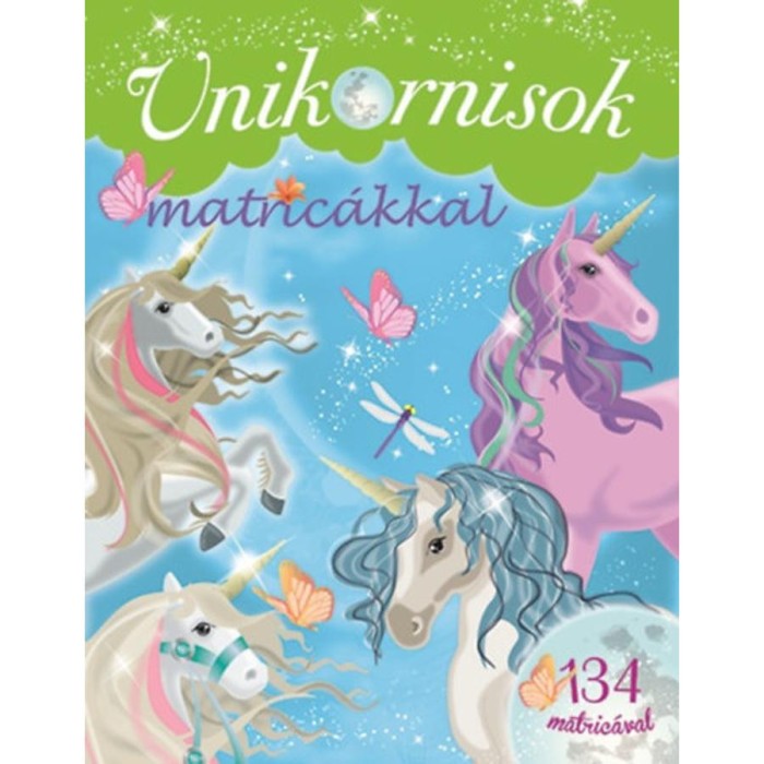 Unikornisok matric&aacute;kkal - Z&ouml;ld
