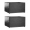 Gossi huse mobilier gradina, 2 buc, 8 ocheti, 132x132x80 cm, patrat