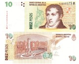 Argentina 10 Pesos 2003 P-354a UNC