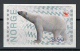 Norvegia 2008 MNH - Timbre automat: Ursul Polar, fauna, nestampilat