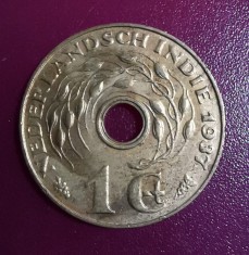 SV * Indiile Olandeze * 1 CENT 1937 * ex-colonie Olanda - AUNC