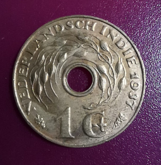 SV * Indiile Olandeze * 1 CENT 1937 * ex-colonie Olanda - AUNC