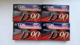 Lot 4 Casete TDK High Output D90 TYPE I Normal Bias Sigilate, Maxell