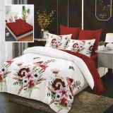LENJERIE FINET 6 PIESE CU HUSĂ &ndash; 160&times;200 ȘI 180&times;200 (HF6P114) - 160x200