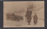 Fotografie tip Carte Postala - Prizonieri rusi in Cotumba Bacau Romania, escortati de cavaleristi ai Puterilor Centrale - Primul Razboi Mondial, Necirculata