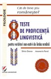 Cat de bine stiu romaneste? 8 teste de proficienta lingvistica - Silvia Osman, Anamaria Pavel