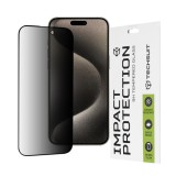 Folie pentru iPhone 15 Pro Max - Techsuit 111D Privacy Full&nbsp;Glue - Black