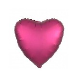 Balon Folie Satin Inima Magenta - 45 cm