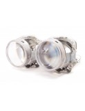 Lupe pentru far Bixenon 3&quot; tip Hella EvoX-R E55 H7 pentru becuri H7 cu xenon, LED sau halogen, Xenon Bright