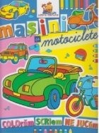 Masini si motociclete. Carte de colorat foto