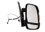 Oglinda usa exterioara Opel Movano, 11.20, montare dreapta, reglaj electric; carcasa neagra; incalzire; scurt; sticla convexa crom; rabatare