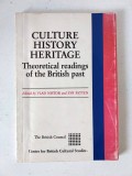 Culture history heritage, Theoretical readings of the British past Vlad Nistor (ed)