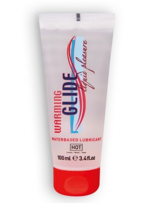 Lubrifiant pe baza de Apa Warming Glide, 100 ml foto