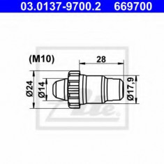 Set accesorii, saboti frana parcare BMW Seria 3 Cabriolet (E46) (2000 - 2007) ATE 03.0137-9700.2