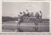 Bnk foto - Salupa cu excursionisti in Delta Dunarii - anii `60, Alb-Negru, Romania de la 1950, Transporturi