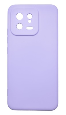Husa de protectie din silicon pentru Xiaomi 13, SoftTouch, interior microfibra, Lilac foto