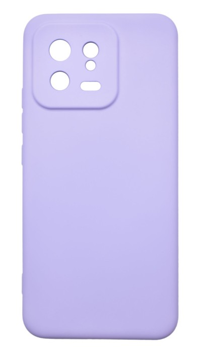 Husa de protectie din silicon pentru Xiaomi 13, SoftTouch, interior microfibra, Lilac
