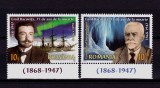 ✅RO 2022 LP 2393 " Emil Racoviță, 75 de ani de la moarte ", serie cu tabs-uri din minicoala ,in aceeasi pozitie ( pot diferi ! ) , MNH