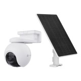 Cumpara ieftin Camera IP PT + panou solar 8W, Wi-Fi6 &amp; 4G, 4K, Baterie 10.400 mAh, Audio, IR 15M, Color 24/7 - EZVIZ CS-EB8/SP(4K,W4GA)