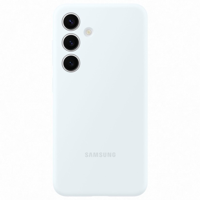 Husă Silicon Samsung Galaxy S24 FE S921, Albă, Blister EF-PS921TWEGWW