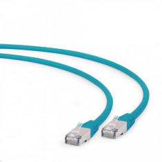 Cablu patchcord gembird RJ45, cat. 6A,FTP, LSZH, 2m, green foto