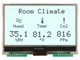 Afișaj LCD Grafic 128x64mm Alb