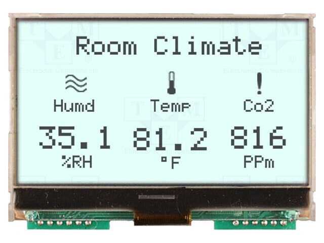 Afișaj LCD Grafic 128x64mm Alb