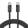 Cablu Date si Incarcare USB-C - USB-C Anker Zolo, 240W, 1.8m, Negru A8060H12