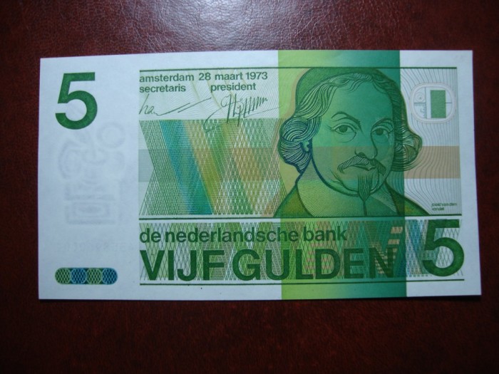 OLANDA 5 GULDEN 1973 UNC
