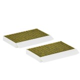 Filtru polen carbon activ Mann antibacterian Mercedes-Benz S-Class (W221, W222, C217, A217) 262x186x30mm