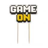 Topper pentru tort model Game On, 14.5 cm