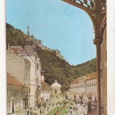 CA18 -Carte Postala- vedere din Baile Herculane, circulata 1963