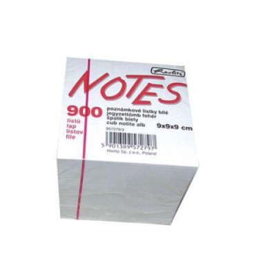 Cub hartie alb 9 x 9 x 9cm Herlitz 9930140 foto