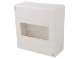Carcasă albă pentru aparatură modulară IP30 8 module IK07