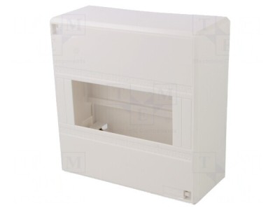 Carcasă albă pentru aparatură modulară IP30 8 module IK07 foto