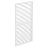 LUXE Lamell&aacute;s oldalpanel (R) 123x218cm 4 m-ig feh&eacute;r