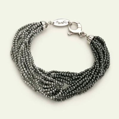 Brățară Pearl Drop din hematit natural foto