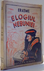 ELOGIUL NEBUNIEI de ERASME , 1942 foto