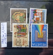 TS21 - Timbre serie - Elvetia - Helvetia 1978 Mi1116-8