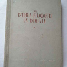Din Istoria Filozofiei In Romania Vol.1 - Colectiv ,267273