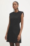 Answear Lab rochie culoarea negru, mini, mulată