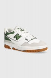 New Balance sneakers 550 culoarea verde, BB550ESB