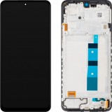 Cumpara ieftin Display cu Touchscreen Xiaomi Redmi Note 12 4G, cu Rama, Negru (Matte Black), Service Pack 56000100M700