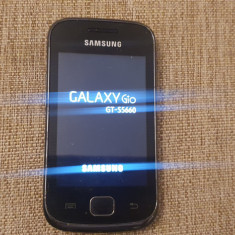 Smartphone Samsung Galaxy Gio S5660 Black Libere retea Livrare gratuita!