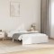 vidaXL Cadru de pat mic dublu 4FT, alb, 120x190 cm, lemn masiv