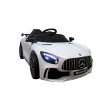 Masinuta electrica cu telecomanda Mercedes AMG GTR-S R-Sport - Alb