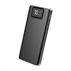 Baterie externa Hame P45, 10000 mAh, 2x USB, 2.1A, Afisaj LCD, Black foto