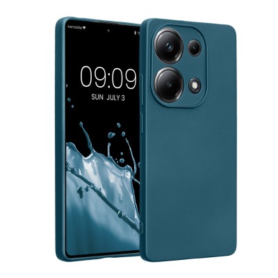 Husa Kwmobile pentru Xiaomi M6 Pro, Albastru, Silicon, KWM000020MJ003C foto