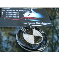 Emblema volan bmw carbon gri
