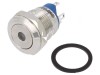 Comutator anti-vandalism SPST-NO 2A/36VDC IP65 verde